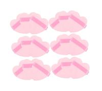 Veemoon Houppettes à Fond De Teint De Cœur 50 Pièces Rose Douce Applicatrice Poudre Visage Maquillage Beauté Fixation Peau