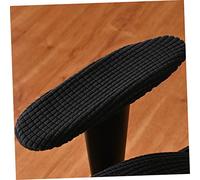 Veemoon Housse de Chaise Gaming Élastique Noire Protection Complète Salissure pour Fauteuil Bureau Lavable et Amovible Couvre Dossier Assise et Accoudoirs Compatible Salle Informatique