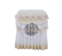 Veemoon Housse De Machine À Laver À Motif Floral En Dentelle - Universelle Pour Rouleau De Turbine Automatique - Accessoire Décoratif Pour La Maison Standard