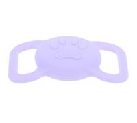 Veemoon Housse de Protection Traceur Anti-Perte pour Animaux en Silicone Léger, Petit Étui de Localisation Compatible avec Localisateur, Couleur Violet Clair, Accessoire Fiable