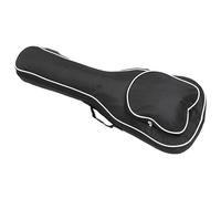 Veemoon Housse De Ukulélé Rembourrée Éponge Sac De Transport Oxford pour Instruments Musique Noir