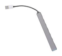 Veemoon Hub USB 7 Ports Haute Vitesse Répartiteur Multiport USB 3.0 pour Ordinateur Portable Connecteur Compatible Gris Transmission Rapide Plug and Play