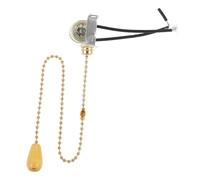 Veemoon Interrupteur à Tirage pour Lampe Plafonnier Accessoire Durable pour Salle de Bain et Salon Remplacement Pratique pour Commutateur à Cordon