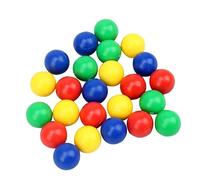 Veemoon Jeu De Billes en Plastique Colorées - Perles De Remplacement pour Jeux De Haricots Grenouille - Accessoires Amusants pour Enfants Et Adultes 50 Balles Incluses Jouets Idéaux pour