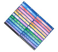 Veemoon Jeu de Cartes Éducatives Fractions Décimales Mathématiques avec Supports Métalliques pour Élèves Kit Pédagogique pour Apprentissage Classe