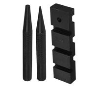 Veemoon Kit 3 Pcs Brise-chaînes Métalliques pour Tronçonneuse, Dérive-chaîne Portable Réutilisable, Outil Compact de Réparation Compatible Chaînes Essence, Accessoire Professionnel