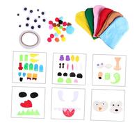 Veemoon Kit Créatif Marionnette Feutre pour Garçon Fille Matériel DIY Facile à Utiliser Activité Manuelle Éducative pour Garçon Fille Fournitures Loisirs Créatifs pour Développement et