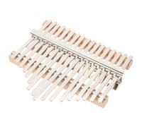 Veemoon Kit D’accessoires pour Kalimba 17 Tons à Monter Soi-même, Touches de Piano à Pouces en Métal Robuste, Ensemble Complet Chevalet pour Bricolage Musical, Apprentissage et Réparation