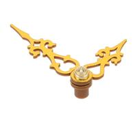 Veemoon Kit D’Aiguilles Dorées pour Horloge Coucou 65 CM en Métal Pièces Détachées Miniatures de Réparation Compatibles Horloges Murales Cheminée Mouvement Silencieux pour Chambre ou