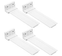 Veemoon Kit de 4 glissières pour tiroir de réfrigérateur encastrable, | Kit de glissières pour tiroir de congélateur, entraxe de 2 cm, longueur de 11,5 cm, ensemble de glissières pour