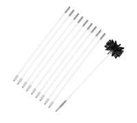 Veemoon Kit de Brosse Flexible pour Ramonage Poêle et Cheminée Nettoyage Tuyaux de Ventilation Accessoire Compatible Perceuse Électrique Outil Domestique pour Conduits et Évents