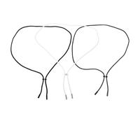 Veemoon Kit de Cordon de Serrage Réglable 3 Pièces avec Verrou Coulissant en Plastique, Cordon Rond en Polyester pour Sweatpants et Hoodies, Ajustement Sécurisé et Réparation Polyvalente