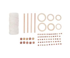 Veemoon Kit de Fabrication de Tapisserie DIY pour Pot, Bois et Corde