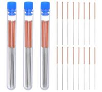 Veemoon Kit de Nettoyage de Buses D'extrudeuse pour Imprimante 3d 50 Pièces Aiguilles en Acier Inoxydable 0,8 Mm, Outil de Débouchage Filament, Accessoires Maintenance Impression 3d