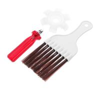Veemoon Kit de Peigne à Ailettes Blanc en Plastique pour Climatiseur et Radiateur, Brosse de Nettoyage et Redresseur D'ailettes, Usage Domestique et Commercial