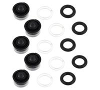 Veemoon Kit de Réparation Joints Étanchéité pour Cric Hydraulique 3 Tonnes, Joint Torique Caoutchouc 15 Pièces, Accessoires pour Cric de Sol Horizontal, Réparation Anti-Fuite