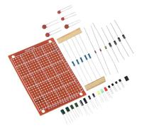 Veemoon Kit de Soudage pour Débutants et Électronique, Station de Soudage Modulaire en Plastique, Planche D'entraînement à Insertion Directe, Outil Pédagogique pour Projets Scolaires, Kit