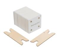 Veemoon Kit De Tissage sur Tablette Papier Et Bois pour Le Tissage De Cartes Carrées