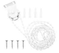 Veemoon Kit Réparation Store Enrouleur 1,7 M Corde à Billes Acier Inoxydable et Plastique Support Commande Adaptable pour Stores Intérieurs Volets Roulants Pièces Détachées