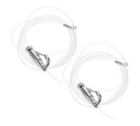 Veemoon Kit Suspendre pour Tableau 2 Sets Crochets en Acier Inoxydable et Corde en Nylon Réglable pour Décoration Murale et Galeries D'art