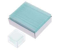 Veemoon Lames de Microscope en Verre Carrées 50 Pièces Lamelles Couvre-objets 22x22 Mm 100 Pièces, Ensemble Vide pour Laboratoire, Observation Biologique, Médicale et Botanique Précise