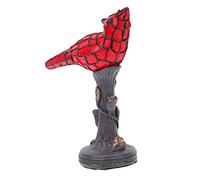 Veemoon Lampe de Table Oiseau Décorative en Résine Rouge, Lumière Unique Créative, Veilleuse Compacte pour Bureau et Maison, Ambiance Chaleureuse, Usage Intérieur, Modèle Stable,