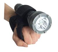 Veemoon Lampe Torche De Plongée Avec Manchette En Nylon Dragonne Réglable Pour Poignet Lampe Sous Chasse Et Camping