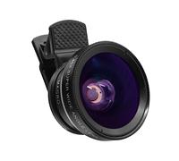 Veemoon Lentille De Smartphone Angle Distorsion Nulle Et Macro Ensemble Noir pour Photographie Mobile