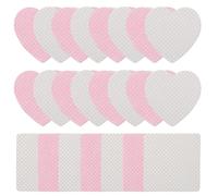 Veemoon Lingettes Nettoyantes pour Colle à Cils Jetables Coton Doux sans Peluche 4 Boîtes Formes Cœur et Carré Dissolvant Adhésif pour Extensions de Cils Usage Professionnel et