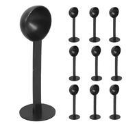 Veemoon Lot de 10 cuillères doseuses à café en plastique : doseur à grains de café - Cuillère à expresso en plastique et outil de pression pour le broyage, le dosage et la préparation du en