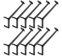 Veemoon Lot de 10 Écarteurs de Branches Réglables en PE Noir Outil de Modélisation de Branches pour Arbres Fruitiers Soutien aux Succursales Résistant aux Intempéries Adapté Jardin