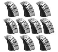 Veemoon Lot de 10 Faux Ongles en Latex Forme Griffes de Loup, Manucure Cosplay Halloween, Accessoires Pattes D’animaux pour Soirées à Thème et Séances Photo Festives