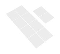 Veemoon Lot de 10 Feuilles de Film Diffuseur de Lumière LED Blanches Adhésives 50 Μm, Film de Diffusion pour Éclairage Plafonnier, D’éblouissement et Uniformité Lumineuse pour