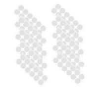 Veemoon Lot De 10 Feuilles De Pâte Adhésive Amovible Sans Résidus Pastilles Adhésives Transparentes Blanches