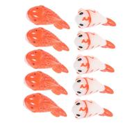 Veemoon Lot de 10 Figurines Miniatures de Poissons en Résine pour Aquarium, Décoration Créative Océan, Ornement Coloré pour Jardin Paysager et Décor D’Aquarium, Accessoires