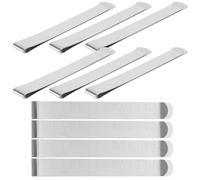 Veemoon Lot de 10 Pinces à Barbe à Papa en Acier Inoxydable Accessoires Réutilisables Compatibles Machine à Sucre Filé Maintien Stable du Filet pour Usage Professionnel et Domestique