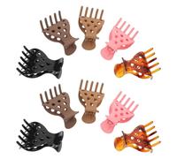 Veemoon Lot de 10 Pinces à Cheveux Griffes de Requin Antidérapantes pour Cheveux Bouclés Couleur Fraise Pastel Accessoires Coiffure Femme et Filles Maintien pour Chignons et Queues de