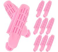 Veemoon Lot de 10 Pinces à Cheveux Volumisantes Roses pour Donner du Volume aux Racines, Clips Duveteux Légers pour Femmes, Accessoires Coiffure Pratiques pour Usage Quotidien et Voyage