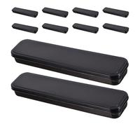 Veemoon Lot de 10 Porte-Couverts avec Couvercle : Porte-Couverts Couvert - Boîte de Rangement en pour cuillères, Baguettes, Couverts, pour Camping-Car, Pique-, Voyage