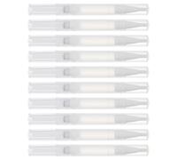 Veemoon Lot de 10 Stylos Vides pour Nail Art 3 Ml Applicateurs Rotatifs Transparents pour Vernis à Ongles Stylo Nourrissant Cuticules Outil Manucure Femme Accessoire Maquillage