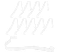 Veemoon Lot de 10 Supports en Acrylique 3Mm pour Talons Hauts et Sandales Présentoirs Légers et Portables pour Organisation et Présentation en Magasin Domicile