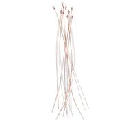 Veemoon Lot de 10 Thermistances Ntc 100K 3950 B3950 pour Imprimante 3D Résistance Thermique Verre Scellé 12 MM Plage 50 à 250 °C Capteur Température Haute Sensibilité Accessoires