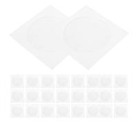 Veemoon Lot de 100 Pochettes en Papier Blanc pour CD et DVD Étuis de Rangement Résistants et Pratiques pour Stockage Protection Rayures pour Organisation à Domicile Bureau et École