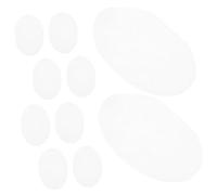 Veemoon Lot De 1000 Masques Yeux En Papier Non Tissé, Forme Ovale, Usage Unique, Soins Peau Des Yeux, Convient à Tous, Usage Domestique, Couleur Blanche