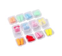 Veemoon Lot De 12 Bouchons D'oreilles Antibruit En Mousse Confortables, Sonore, Multi-couleurs, Adaptés Pour Dormir, Étudier Et Voyager, Protection Auditive Optimale Pour Hommes Et Femmes