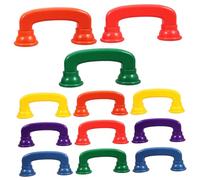 Veemoon Lot de 12 Jouets Téléphone Chuchotant en Plastique Abs, 6 Couleurs Assorties, Récepteurs Compacts Légers pour Tout-Petits, Éducatif pour Développement Auditif et Reconnaissance