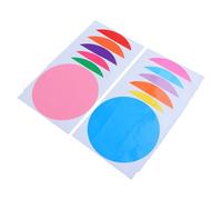 Veemoon Lot de 12 Pastilles Autocollantes Rondes en PVC 30 CM Effaçables à Sec Couleurs Vives Autocollants Muraux Amovibles Multifonctions pour Salle de Classe et Activités Éducatives