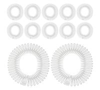 Veemoon Lot de 12 Peignes à Cheveux Bandeau Élastiques Transparents Taille M, Peignes Flexibles Invisibles pour Femmes, Maintien Naturel des Mèches Rebelles, Accessoire Coiffure