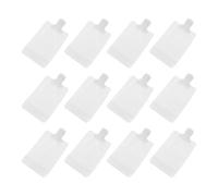 Veemoon Lot de 12 Pochettes de Voyage Souples 100 Ml Bec Verseur Anti-fuite, Sachets Portables pour Lotion et Shampoing, Réutilisables et Adaptés Rangement Cosmétique en Voyage