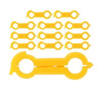 Veemoon Lot de 12 Redresseurs de Pattes de Perroquet pour Calopsittes, Correcteur D’Orteils en Dedans en Matériau Sûr et Confortable, Outil D’alignement pour Posture Saine des Oiseaux